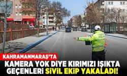 Kahramanmaraş'ta kamera yok diye kırmızı ışıkta geçenleri sivil ekip yakaladı!
