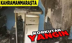 Kahramanmaraş’ta işyerinde yangın