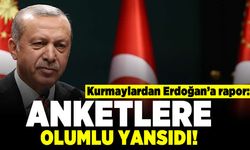 Kurmaylardan Erdoğan'a rapor: Anketlere olumlu yansıdı!