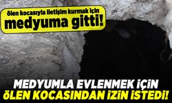 Ölen kocasıyla iletişim kurmak için gittiği medyuma aşık olup ölen kocasından izin istedi!