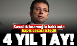 Savcılık İmamoğlu hakkında hapis cezası istedi! 4 yıl 1 ay!