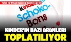 Tarım ve Orman Bakanlığı harekete geçti! Kinder'in bazı ürünleri toplatılıyor!
