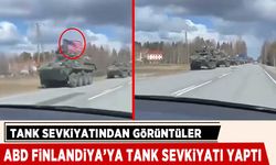 ABD'nin Finlandiya sınırına yaptığı tank sevkiyatından yeni görüntüler çıktı