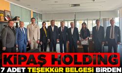 Kipaş Holding 7 adet teşekkür belgesi birden!