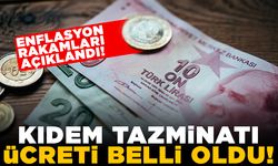 Enflasyon rakamları açıklandı! Kıdem tazminatı ücreti belli oldu!