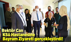 Rektör Prof. Dr. Niyazi Can, Bayramda Hasta ve Yakınlarını Yalnız Bırakmadı