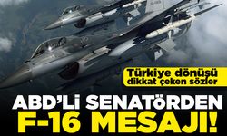 Türkiye dönüşü dikkat çeken sözler! ABD'li senatörden F-16 mesajı!
