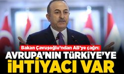 Bakan Çavuşoğlu'dan AB'ye çağrı: Avrupa'nın Türkiye'ye ihtiyacı var!
