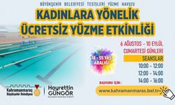 Büyükşehir’den Kadınlar İçin Ücretsiz Yüzme Etkinliği