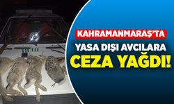 Kahramanmaraş'ta yasa dışı avcılara ceza yağdı!