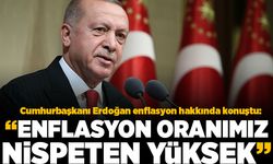 Cumhurbaşkanı Erdoğan enflasyon hakkında konuştu! "Enflasyon oranımızı nispeten yüksek"