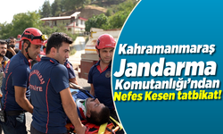 Kahramanmaraş'ta nefes kesen tatbikat!
