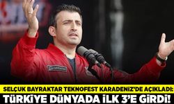 Selçuk Bayraktar Teknofest Karadeniz'de açıkladı: Türkiye dünyada ilk 3'e girdi!