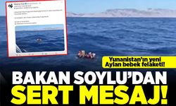 Yunanistan'ın yeni Aylan bebek felaketi! Bakan Soylu'dan sert mesaj!