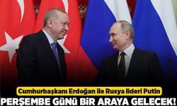 Cumhurbaşkanı Erdoğan ve Rusya lideri Putin perşembe günü bir araya gelecek!