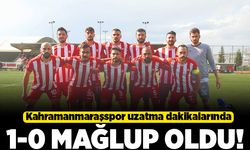 Kahramanmaraşspor uzatma dakikalarında 1-0 mağlup oldu!