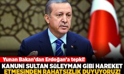 Yunan Bakan'dan Erdoğan'a tepki! Kanuni Sultan Süleyman gibi hareket etmesinden rahatsızlık duyuyoruz!
