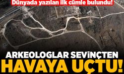 Dünyada yazılan ilk cümle bulundu! Arkeologlar sevinçten havaya uçtu!