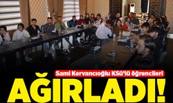 Sami Kervancıoğlu KSÜ'lü öğrencileri ağırladı!