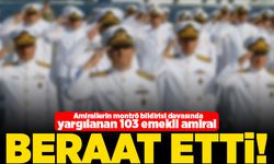 Amirallerin Montrö bildirisi davasında yargılanan 103 emekli amiral beraat etti!