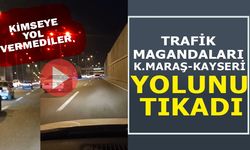 Kahramanmaraş'ta trafik magandaları pes dedirtti!