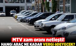 MTV zam oranı netleşti! Hangi araç ne kadar vergi ödeyecek?