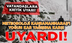 Kahramanmaraş’a meteorolojik uyarı! Vatandaşlar dikkat