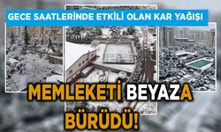 Kahramanmaraş’ta beklenen kar yağışı etkisini gösterdi