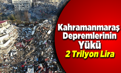 Kahramanmaraş depremlerinin yükü 2 Trilyon lira!