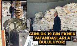 Dulkadiroğlu Belediyesi günlük 19 bin ekmeği vatandaşlarla buluşturuyor