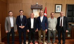 Başkan Güngör, Kadirli ve Ahlat Belediye Başkanı ile biraraya geldi