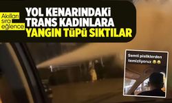 Trans kadına yangın tüpüyle saldırı görüntüleri olay yarattı