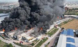 Bursa'da 10 fabrika alevler içinde kaldı