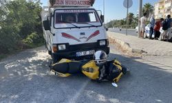 Kamyonetle motosikletin çarpışması sonucu 1 kişi yaralandı!