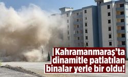 Kahramanmaraş'taki Doğukent Mahallesi'nde yıkım operasyonu