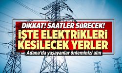Adana'da elektrik kesintisi! Toroslar EDAŞ 20 Eylül Çarşamba elektrik kesintilerinin yapılacağı ilçeleri açıkladı