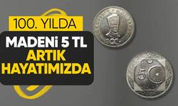 Darphane ve damga matbaası'ndan özel madeni para: Cumhuriyetin 100. Yılı anısına 5 TL