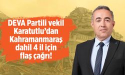 DEVA Partili vekil Karatutlu: Şehrin turizmine yönelik teşvikler verilmeli