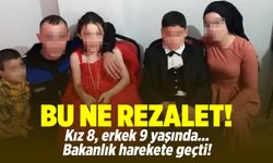 Mardin'de büyük tartışma: İki küçük çocuğa nişan yüzükleri takıldı