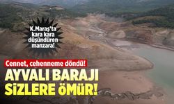 Bu sefer durum ciddi! Kahramanmaraş'ın Ayvalı Barajı'nda kırmızı alarm