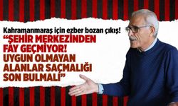 Kuruçay'dan Kahramanmaraş için ezber bozan çıkış: Uygun olmayan alanlar saçmalığı son bulmalı