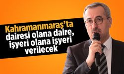 Kahramanmaraş'ta dairesi olana daire, işyeri olana işyeri verilecek