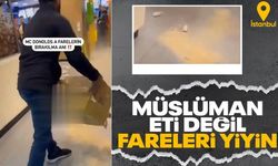 McDonald's'ta İsrail karşıtı protesto: Fareler gönderildi!