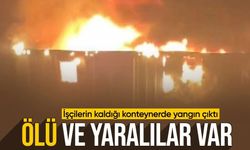 Sultanbeyli'de işçi konteynerinde facia: Yangın 3 canı aldı!