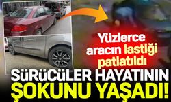 Şahinbey'de 200 Araç Lastiği Bir Anda Patlatıldı