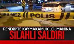 İstanbul Pendik'te şok edici olay: Kaymakamlık lojmanına ateş açıldı