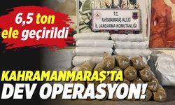 Kahramanmaraş'ta dev operasyon! 6,5 ton kaçak tütün ele geçirildi