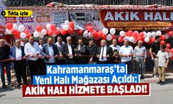 Kahramanmaraş'ta Yeni Halı Mağazası Açıldı: Akik Halı Hizmete Başladı!