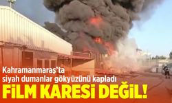 Kahramanmaraş'ta korkutan alevler: Siyah dumanlar gökyüzünü kapladı, ekipler kontrol altına aldı
