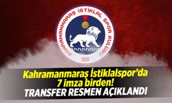 Kahramanmaraş İstiklalspor'da 7 imza birden! Transfer resmen açıklandı